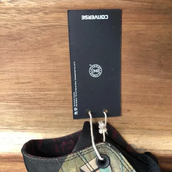 Converse NEW DC Comics Batman The Joker Black‎ Face Old Print Mens 7 Womens 9